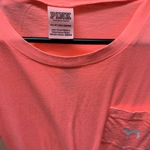 Neon pink Victoria Secret Pink shirt